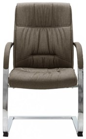 Tópszínű konzolos szövet irodaszék