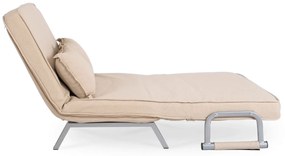 Kétszemélyes Ágyazható Kanapé Bézs Színben. BART 2