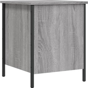 vidaXL szürke sonoma színű szerelt fa tárolópad 40 x 42,5 x 50 cm