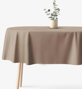 Goldea ovális pamut terítő - kávébarna 120 x 200 cm
