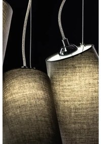 Lámpa Mennyezeti lámpatest KASEL 3, 6229, AC220-240V, 50/60Hz, 3*E27, max.40W, átmérő 46 cm, szürke