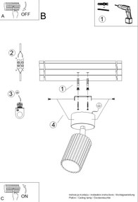 BRILAGI - LED spotlámpa CRESTO 1xGU10/10W/230V bordó