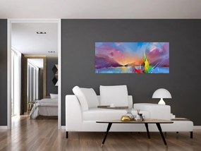 Kép - Naplemente (120x50 cm)