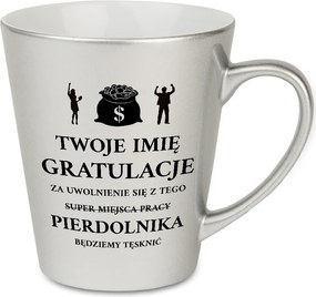 Latte Bögre Gyöngyház Ezüst Ajándék Menedzsernek Szabadultál! Mix Minták