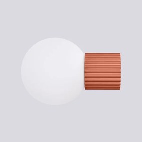 Sollux SL.1727 - Fürdőszobai fali lámpa HALO 1xG9/8W/230V IP44 narancs