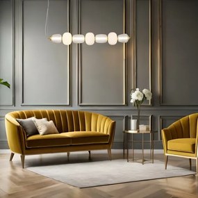 LED Csillár zsinóron CARO LED/42W/230V arany