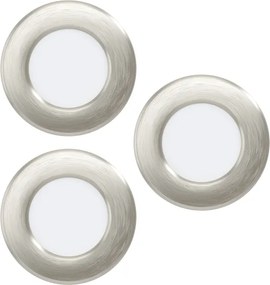 Eglo 901403-SZETT 3xLED beépíthető lámpatest FUEVA LED/3,7W/230V átm. 8,8 cm króm