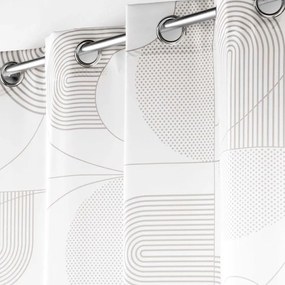 Fehér függöny 140x280 cm Esquisse – douceur d'intérieur