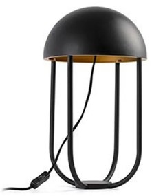 FARO JELLYFISH asztali lámpa, fekete, 3000K melegfehér, beépített LED, 6W, IP20, 24522