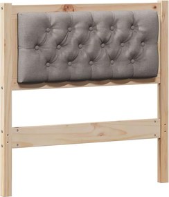 vidaXL Fejtámla Egyéb Barna és taupe 80 cm Tömör fenyőfa