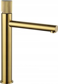 Mexen Elba One magas mosdó csaptelep, arany - 74111-50