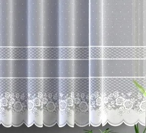 Mg Függöny 652/385 Fehér 250x160cm Kész Szalaggal M