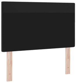 Fejtámla Egyszerű Dizájn Fekete 90 cm Műbőr