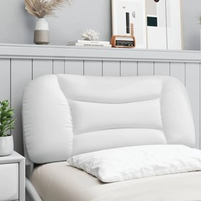 fehér műbőr fejtámla párna 90 cm
