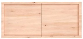 kezeletlen tömör fa asztallap 120x50x(2-6) cm