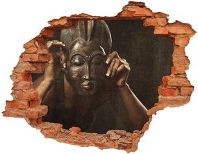 Fali matrica lyuk a falban Afrikai maszk nd-c-77701423