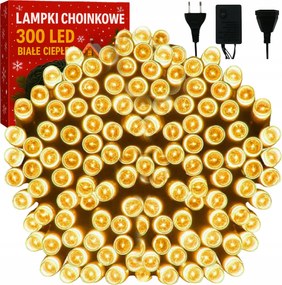 KarĂĄcsonyfa FĂ©nyfĂŒzĂ©r 300 Led KarĂĄcsonyfa FĂ©nyfĂŒzĂ©r FehĂ©r Meleg KarĂĄcsonyi IP44