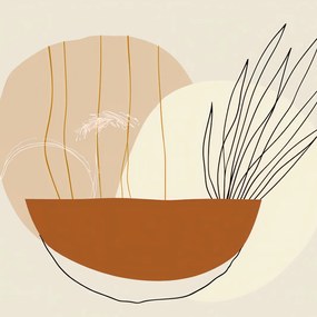 Poszter 50x50cm Terrakotta edény