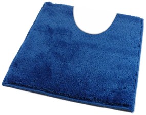 Fürdőszoba-szőnyeg UNI COLOR Kék - Kék / 60 x 60 cm WC kagyló elé, kivágással