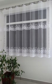 Mg Függöny 769/7 Fehér 270x160cm Kész Szalaggal K