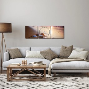 Kép - Kagyló (órával) (90x30 cm)