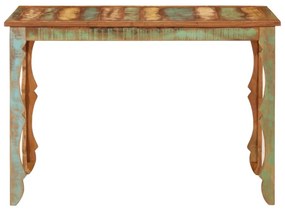 tömör újrahasznosított fa étkezőasztal 110 x 52 x 76 cm