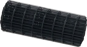 vidaXL Európai Kerítés Szürke 0,4 x 10 m PVC-bevonatú vas