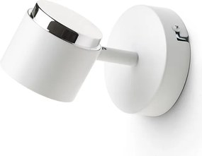 RENDL NOVA I nástěnná bílá chrom/mléčný akryl 230V LED 4.2W 3000K
