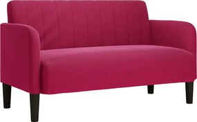 vidaXL bordó bársony loveseat kanapé 109 cm