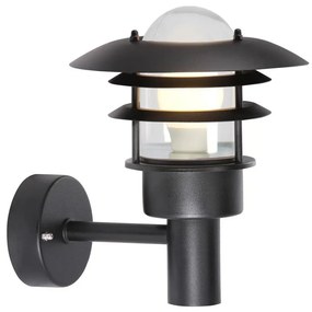 Nordlux - Kültéri fali lámpa LONSTRUP 1xE27/60W/230V IP44 fekete