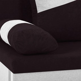 ROLO Háromszemélyes kinyitható kanapé Barna/bézs