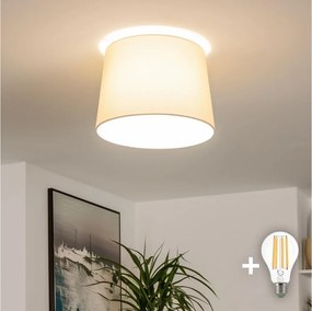 Brilagi - LED felületre szerelhető csillár CERIA 1xE27/40W/230V Ø 30 cm bézs
