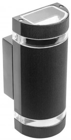 Lámpa Fali lámpa SILVA 2-irányú, GU10, MAX. 50W, IP54, AC220-240V, 50/60Hz, fekete