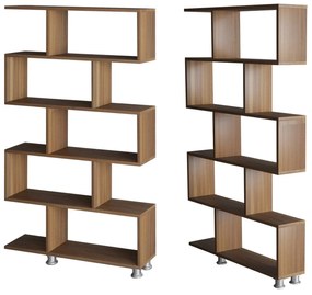 könyvespolc Nilüfer - Walnut