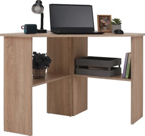 PC asztal, sarok, tölgy sonoma, RONY NEW