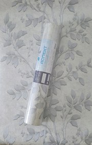 Ezüsttel fényezett levelek tapéta 70343-140