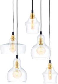 Kaspa LONGIS 5 10878505 Függőlámpa 5x25W/E27 IP20