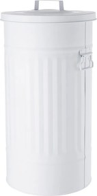 ZINC szemetesvödör/tárolóvödör, fehér 40 l