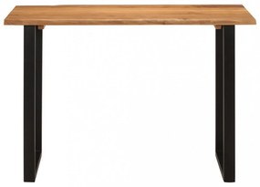 tömör akácfa étkezőasztal 110 x 50 x 76 cm