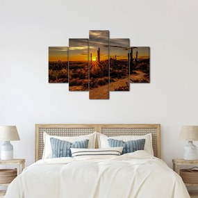 Kép - A nap vége az arizonai sivatagban (150x105 cm)