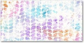 Fotótapéta üvegfalra Színes levelek 140x70