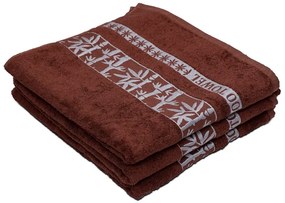 BAMBOO barna bambusz fürdőlepedő 70 x 140 cm, 70% bambuszszál | 30% pamut