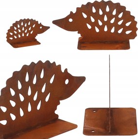 Süni fém dekoratív h10,3 cm Acél Corten terasz kert dekoráció