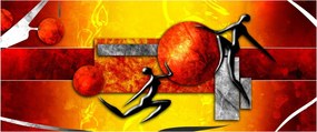 Kép - Az emberiség festménye (120x50 cm)