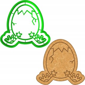 Húsvéti Forma Mézeskalács lyukasztó Húsvéti Tojás 8cm