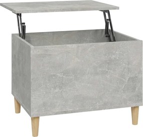 vidaXL betonszürke szerelt fa dohányzóasztal 60 x 44,5 x 45 cm