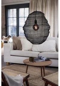 Markslöjd 108772 - Csillár zsinóron TAZZA 1xE27/40W/230V fekete