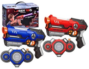 Lézer paintball fegyverek 2 db - Laser Tag Egyéb változatok: Kék-Piros