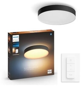 Philips Philips - LED Dimmelhető mennyezeti lámpa Hue ENRAVE L LED/33,5W/230V fekete + távirányító P4665