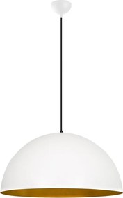 Sivani MR-720 fehér-arany fém függőlámpa, Ø60 cm